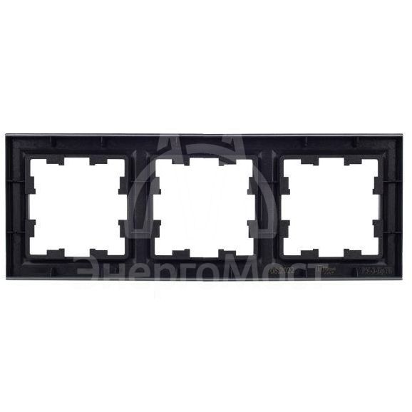 Рамка 3-м BRITE РУ-3-БрТБ бронза IEK BR-M32-K45