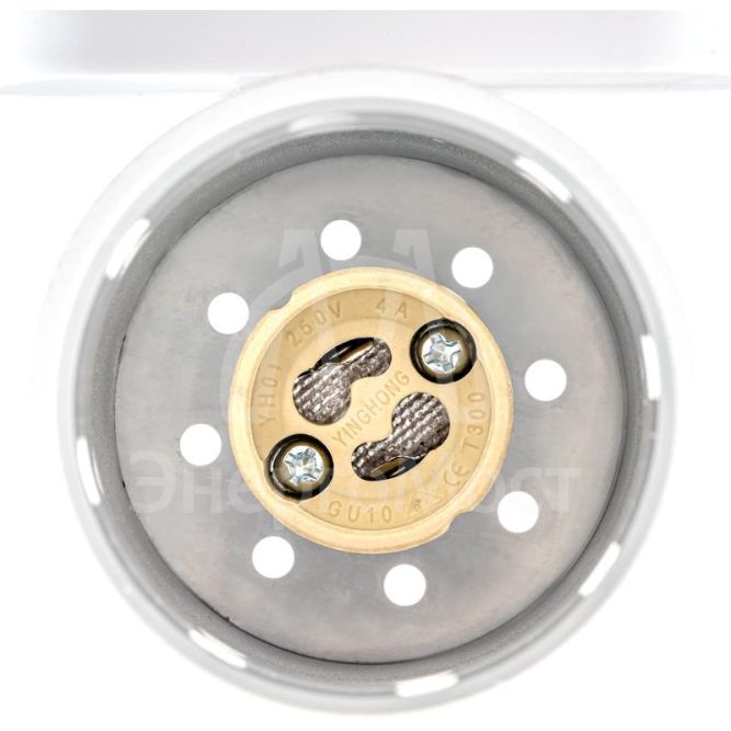 Светильник трековый ARTLINE поворотный 55х55х100мм GU10 230В алюм./пластик. 4кв.м бел. Ritter 59879 8