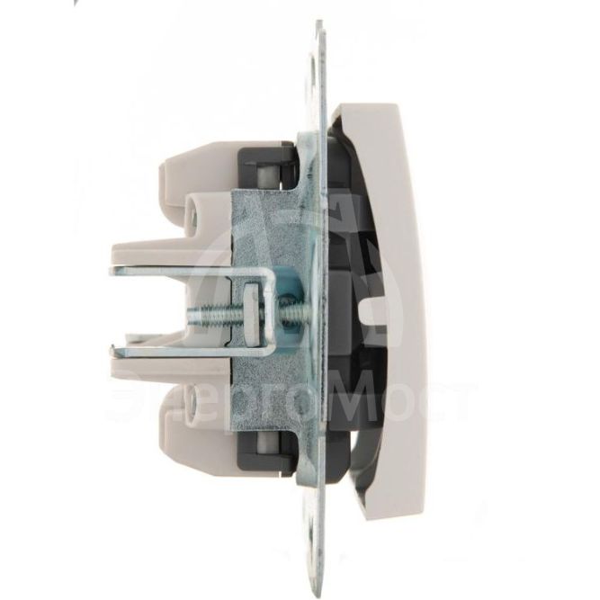 Механизм выключателя 2-кл. 1п СП Karina 10А IP20 жемчуж./бел. перламутр LEZARD 707-3088-101