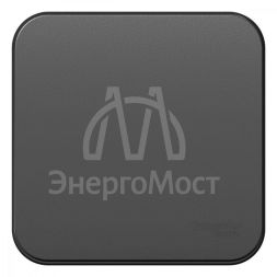 Переключатель 1-кл. ОП Blanca 10А IP20 (сх. 6) 250В с изолир. пластиной антрацит SchE BLNVA106016