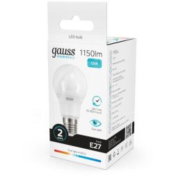 Лампа светодиодная Elementary A60 12Вт E27 4100К 1/10/40 Gauss 23222