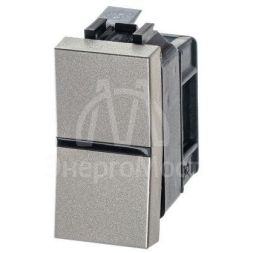 Механизм выключателя 1-кл. 1п 1мод. СП Zenit 16А IP20 с клавишей шампань ABB 2CLA210100N1901