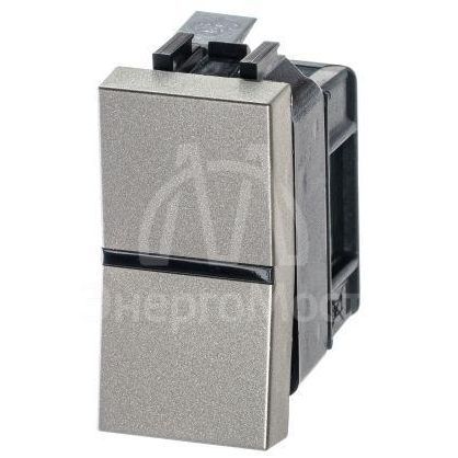 Механизм выключателя 1-кл. 1п 1мод. СП Zenit 16А IP20 с клавишей шампань ABB 2CLA210100N1901