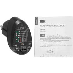 Тестер розеток ST02D ARMA2L 5 IEK A2L5-ST14-02