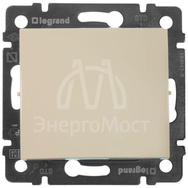 Механизм выключателя 1-кл. СП Valena 10А IP31 250В сл. кость Leg 774301