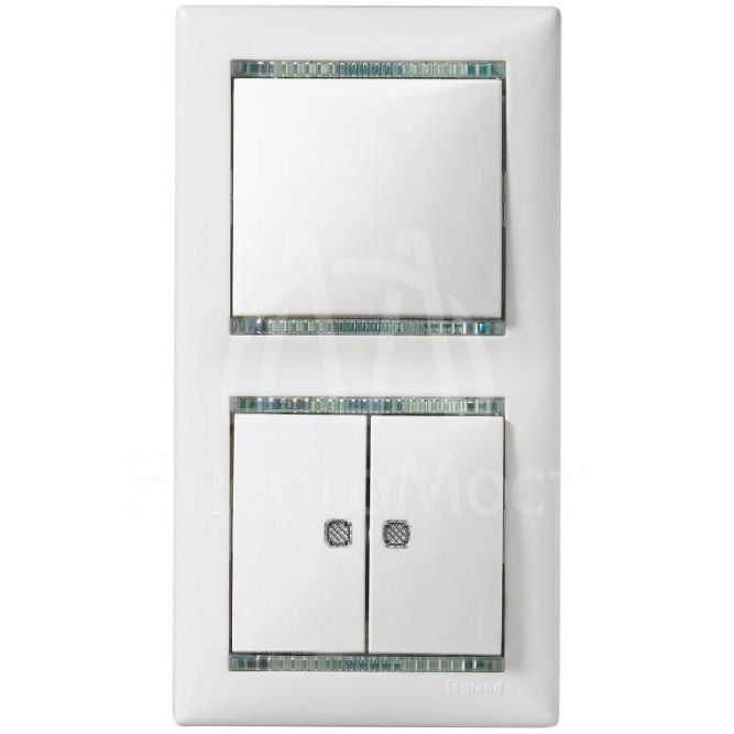 Механизм выключателя 1-кл. СП Valena 10А IP31 250В сл. кость Leg 774301