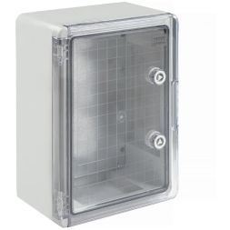 Корпус ударопрочный ЩМПп 350х250х150 IK10 IP65 прозр. дверь АБС пластик PRIZMA TOKOV ELECTRIC TKE-PZ-CPB02-IK10-IP65