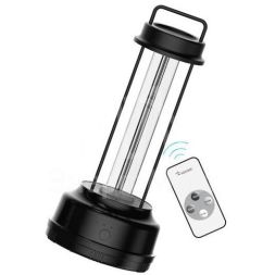 Светильник ультрафиолетовый UVG55W 55Вт для помещений до 60кв.м без озонирования ПДУ в комплекте черн. КОСМОС KOC_UVG55WR