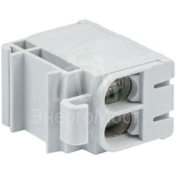 Клемма силовая вводная двойная КСВ 16-50кв.мм сер. EKF plc-kvs2-16-50-grey