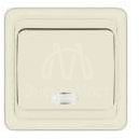 Выключатель 1-кл. СП Валери 10А IP20 с подсветкой сл. кость UNIVersal Б-В0121