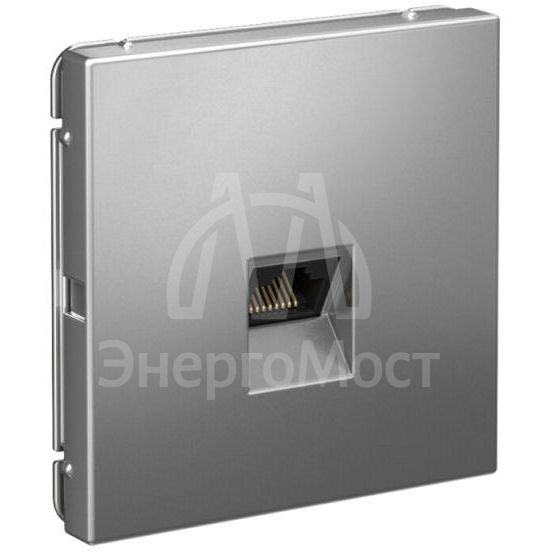 Розетка компьютерная ArtGallery RJ45 кат.5E механизм сталь SE GAL000983