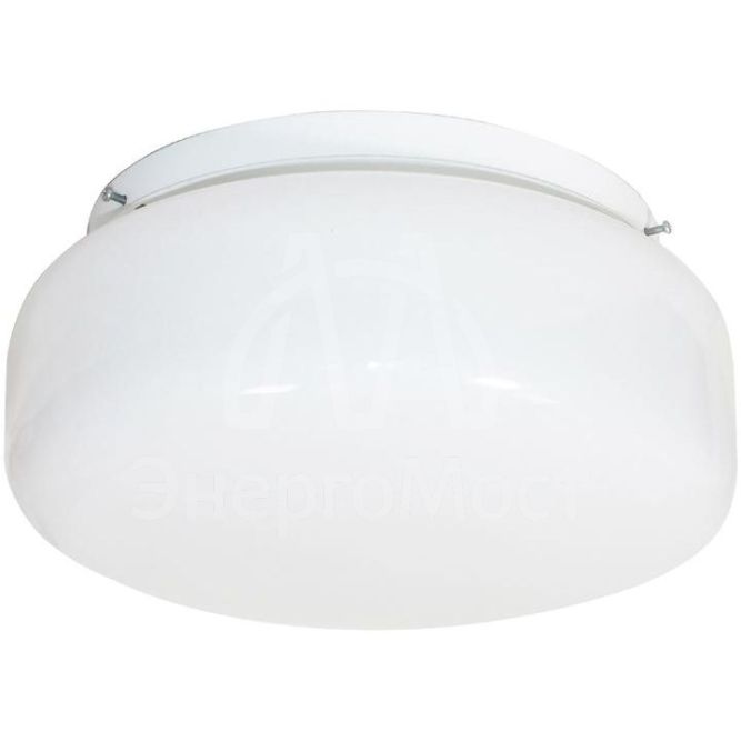 Светильник НПО 22-2х60-210 &amp;quot;Таблетка&amp;quot; d260 2х60Вт E27 IP20 опал Элетех 1005150220