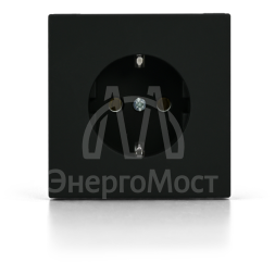 Розетка ArtGallery 16А с заземл. быстрозажим. клем. механизм карбон SE GAL001043S