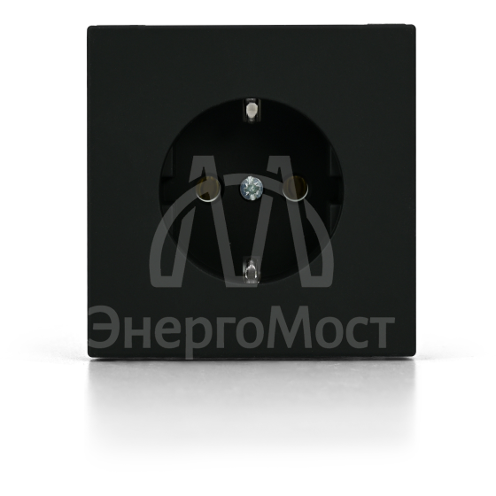 Розетка ArtGallery 16А с заземл. быстрозажим. клем. механизм карбон SE GAL001043S