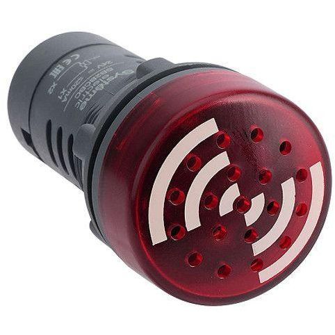 Зуммер с подсветкой 24В DC прерывестый звук красн. SE SB7KS2B4I