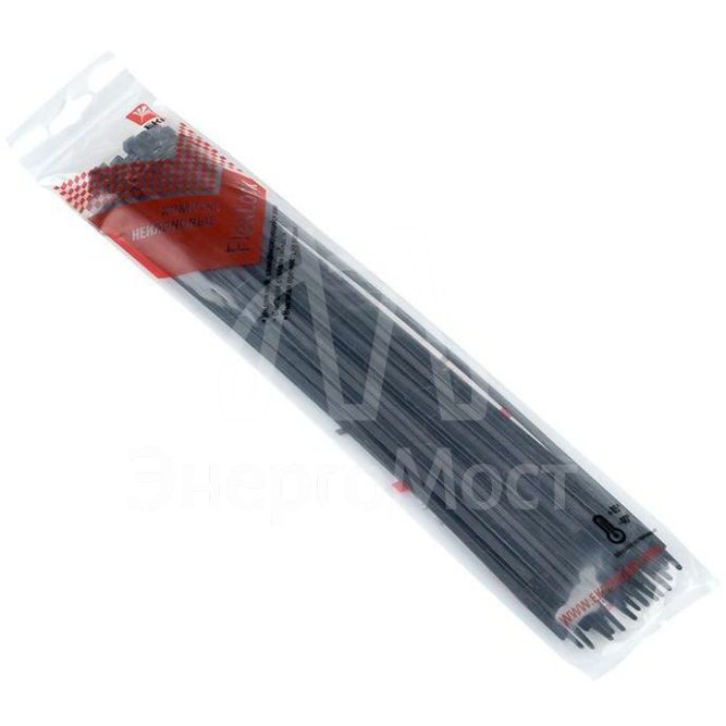 Хомут P6.6 3.6x300 FlexLock стандартный черн. (уп.50шт) PROxima EKF plc-fl-ctsb-3.6x300-r