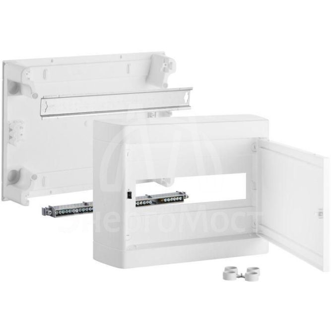 Щит навесной Nedbox 1х12мод. бел. дверь Leg 601236