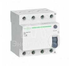 Выключатель дифференциального тока (ВДТ) 40А 4P 30мА Тип-A 400В City9 Set SE C9R68440