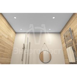 Светильник светодиодный 10Вт GU5.3 IP65 встраив. влагозащ. пластик бел. DENKIRS 696420