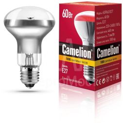 Лампа накаливания MIC R63 60Вт E27 Camelion 8980