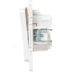 Механизм переключателя проходного 1-кл. Стокгольм 10А винт. клеммы бел. PROxima EKF EYV10-025-20