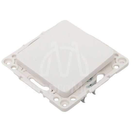 Механизм переключателя проходного 1-кл. Стокгольм 10А винт. клеммы бел. PROxima EKF EYV10-025-20