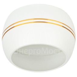 Светильник встраиваемый под GX53 KL81 WH/GD бел./хром ЭРА Б0049010