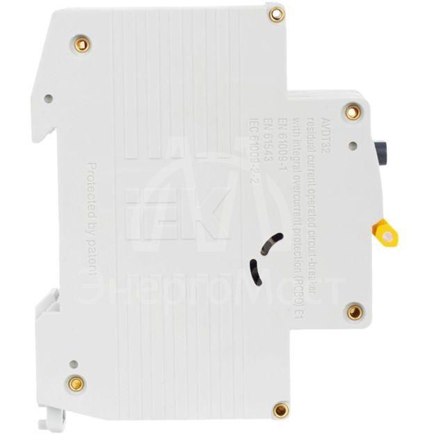 Выключатель автоматический дифференциального тока 2п (1P+N) C 16А 30мА тип A 6кА АВДТ-32 IEK MAD22-5-016-C-30