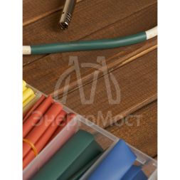 Набор трубок термоусадочных нг-LS 2/1-4/2-6/3-8/4-10/5-12/6 100мм 6 цветов бокс IEK UDR10-002-012-105-B