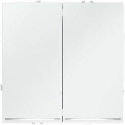 Выключатель 2-кл. СП S70 10А с подсветкой механизм бел. матов. Voltum VLS020202