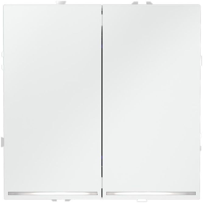 Выключатель 2-кл. СП S70 10А с подсветкой механизм бел. матов. Voltum VLS020202