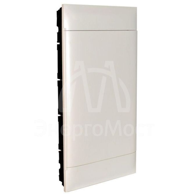 Щиток пластиковый встраиваемый Practibox S 4х12 бел. дверь Leg 135544