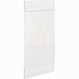 Щиток пластиковый встраиваемый Practibox S 4х12 бел. дверь Leg 135544
