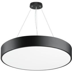 Светильник светодиодный Geometria Ring SPO-132-B-40K-088 88Вт 4000К IP40 800х800х80мм подвесной драйвер внутри черн. Эра Б0058901