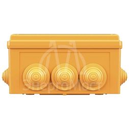 Коробка ответвительная FS 150х110х70мм 4р 450В 32А 10кв.мм нерж. контакт с каб. вводами и клеммн. IP55 пластик. DKC FSK21410