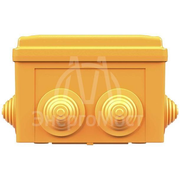 Коробка ответвительная FS 150х110х70мм 4р 450В 32А 10кв.мм нерж. контакт с каб. вводами и клеммн. IP55 пластик. DKC FSK21410