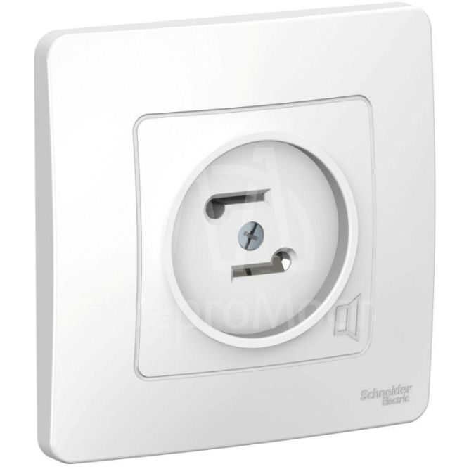 Розетка FM радио 1-м СП BLANCA 16А 250В бел. SchE BLNPS000011