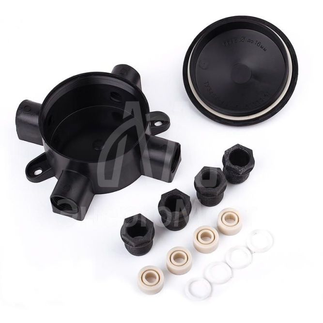 Коробка распределительная ОП 4-х рожк. У-409 полиамид ПЭМИ 43Б16А4094