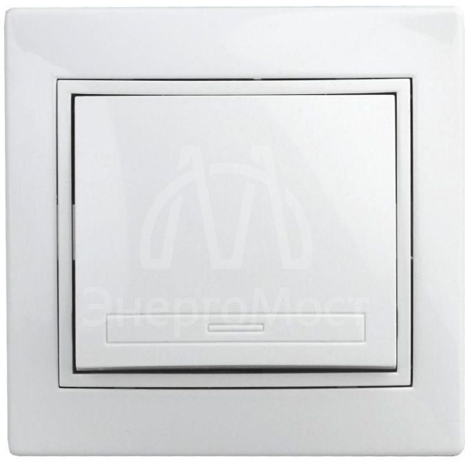 Выключатель 1-кл. СП Plano 10А IP20 1-101-01 250В бел. Intro Б0027586