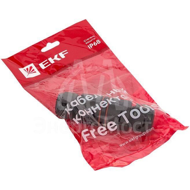 Коннектор кабельный I-образ. СМК 5PIN IP68 FreeTools PROxima EKF cct2-smk5