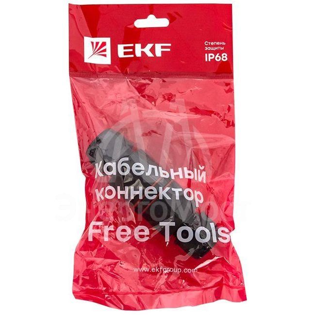 Коннектор кабельный I-образ. СМК 5PIN IP68 FreeTools PROxima EKF cct2-smk5