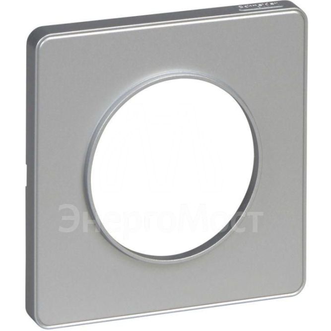 Рамка 1-м Odace алюм. SchE S53P802
