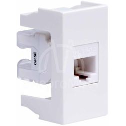 Розетка компьютерная СП Viva 1мод. RJ45 CAT.5E бел. DKC 45038