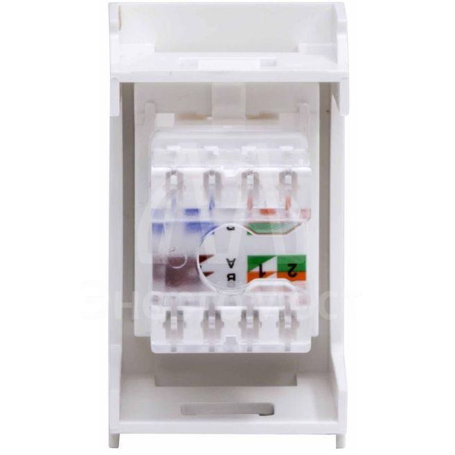 Розетка компьютерная СП Viva 1мод. RJ45 CAT.5E бел. DKC 45038