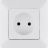 Механизм розетки 1-м СП Valena Life 16А IP20 250В 2К с лиц. панелью защ. шторки безвинт. зажимы бел. Leg 753416