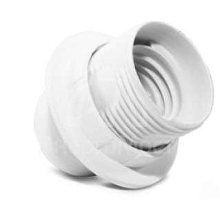 Патрон электрич. E27 с приж. кольцом пластик 4А 250В инд. упак. UNIVersal 7941418