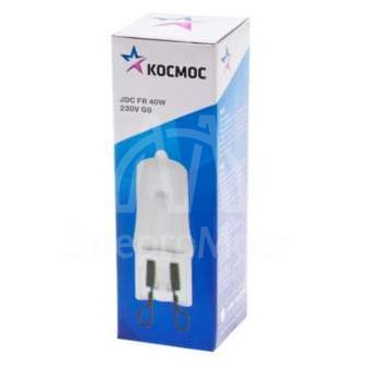 Лампа галогенная JDC 40Вт капсула G9 3000К 240В FR КОСМОС LKsmJDC220VFR40W
