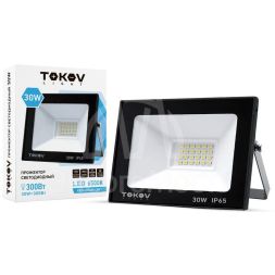 Прожектор светодиодный 30Вт 1700лм 6500К IP65 черн. TOKOV LIGHT TKL-FL/LED-30-6.5K-IP65