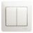 Выключатель 2-кл. СП Glossa 10А IP20 (сх. 5) 10AX в сборе перламутр SchE GSL000652