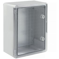 Корпус ударопрочный ЩМПп 400х300х170 IK10 IP65 прозр. дверь АБС пластик PRIZMA TOKOV ELECTRIC TKE-PZ-CPB03-IK10-IP65